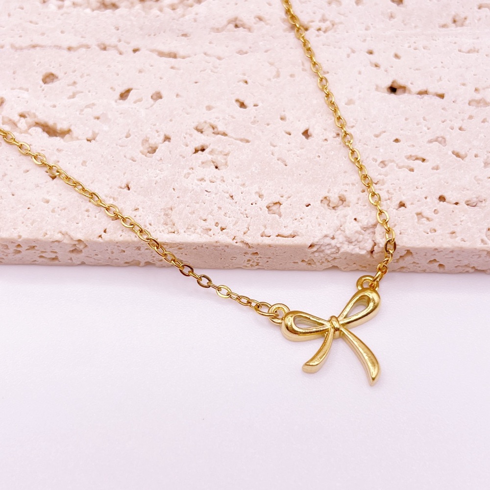 Waterproof Stainless Steel Gold Necklace